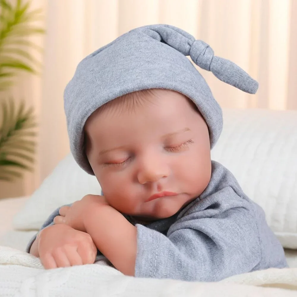 Realistic Reborn Baby Dolls - 18 Inch Full Vinyl Body Lifelike Reborn Boy Doll